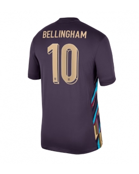 Inghilterra Jude Bellingham #10 Maglia Gara Trasferta Repliche Europei 2024 Donna